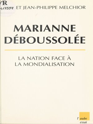 cover image of Marianne déboussolée